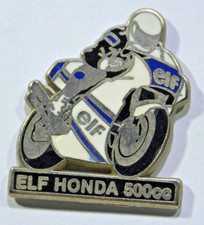 Pin's MOTO MOTARD HONDA 500 cc ELF 4 cm