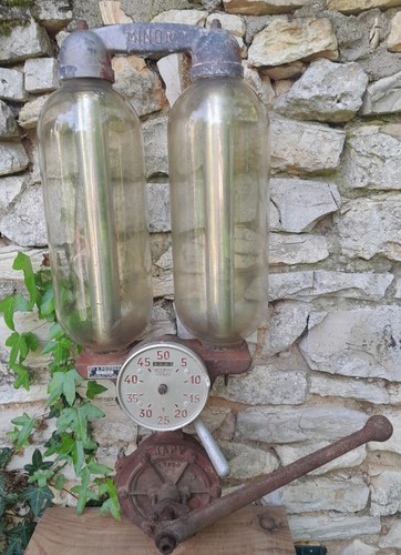 Ancienne pompe essence mural - pompe,