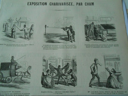 Caricature vignette 1867 - caricature,