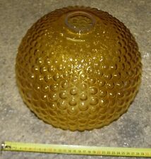 GLOBE LAMPE verre orange VINTAGE DESIGN LOFT funky space disco bubble 25cm