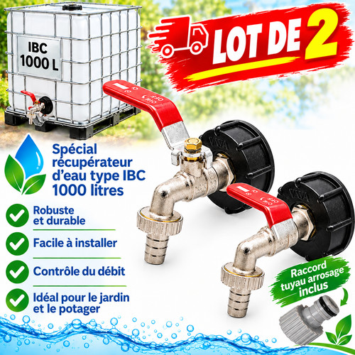 Robinet cuve ibc 1000l - ibc,