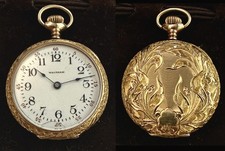 Waltham Montre Gousset 14k Or