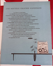 ancienne publicite technique movic movicorder magnétophone à bande