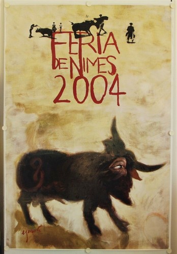 Affiche corrida feria - affiche,