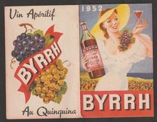 BYRRH : CALENDRIER DE POCHE