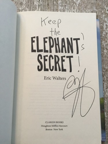 Signed new elephant secret - new,