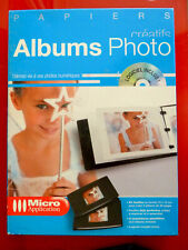 Micro application -  Papier photo - albums photos - 45 feuilles - 12 x 15 cm