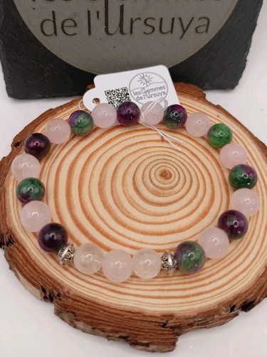 Bracelet quartz rose cristal - bracelet,
