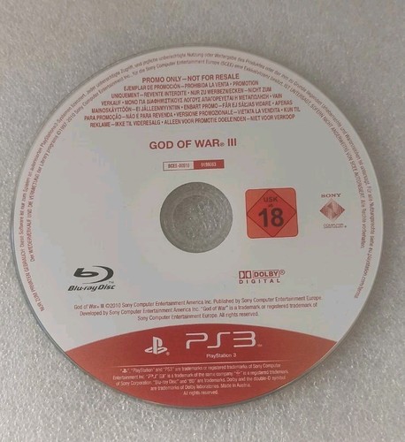 God war iii ps3 pal - of,