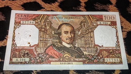 Billet 100 francs - 100,