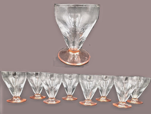 Série verres à liqueur - série, de