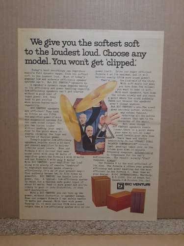 1974 bic venturi speakers - bic,