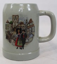 Chope à Bière en grès - Assemblee General Systeme U est Colmar 1992 - LA