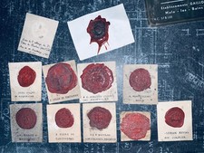 Sceaux de cire anciens Pas de