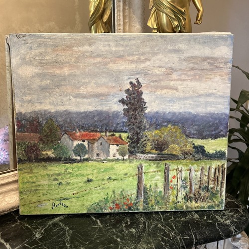 Tableau huile sur toile - tableau,
