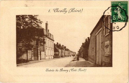 Cpa chevilly entrée du - cpa,