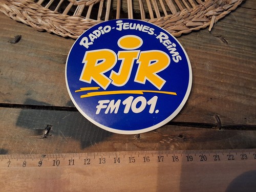 Ancien autocollant radio - , fm