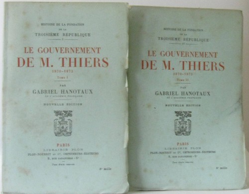 Gouvernement thiers - gouvernement, de