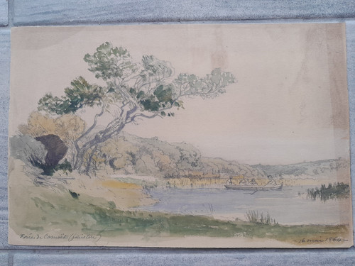 Dessin ancien vue - ancien,