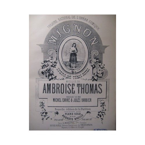 Thomas ambroise mignon opera - thomas,