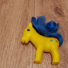 Figurine figur mini poney pony violet étoiles