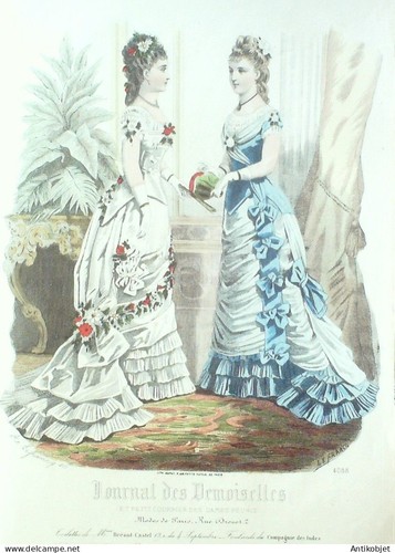 Gravure mode demoiselles - gravure, j.demoiselles