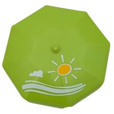 Playmobil parasol vert maison