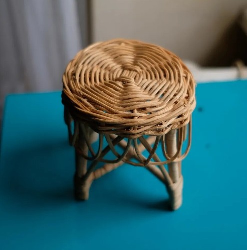 Table poupée doll osier - table,