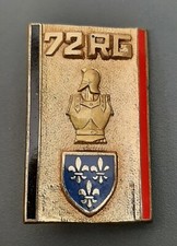Insigne numéroté 72° RG