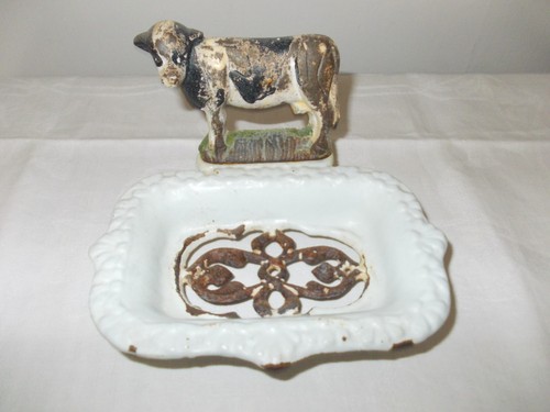 Ancien porte savon fonte - porte, en