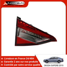 🇫🇷 FEU ARRIERE INTERIEUR GAUCHE SKODA SUPERB ➤3V5945307B ♻️