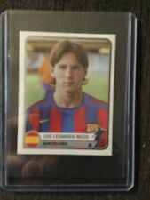 STICKER PANINI UEFA CHAMPIONS OF EUROPE 1955/2005 MESSI BARCELONE # 75 ROOKIE 2