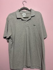 Polo Lacoste gris taille XL en