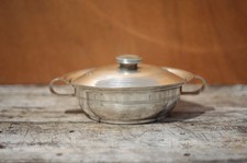 Plat métal argenté poinçon