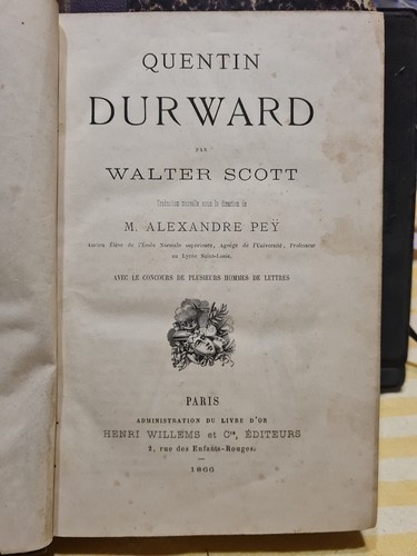 Quentin durward walter - -, scott