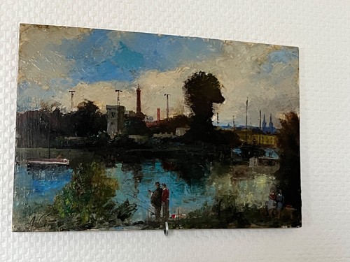 Peinture superbe ancienne - peinture,