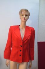 **VESTE ROUGE LOUIS FERAUD 100% LAINE VIERGE 36/38 