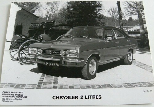 Photo presse chrysler - 1, /