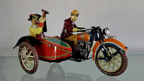 Jouet motocyclette side car - jouet,