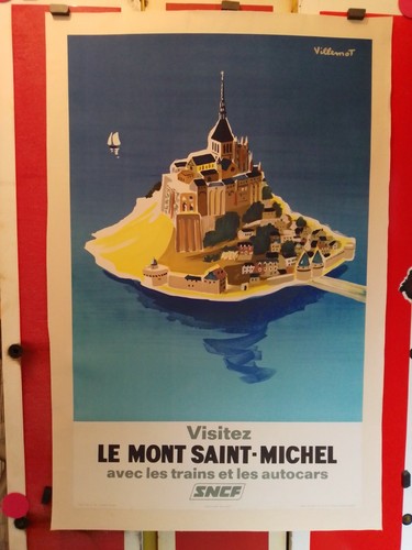 Affiche villemot sncf mont - affiche,