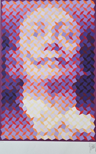Yvaral visages dalí op - dalí, 6