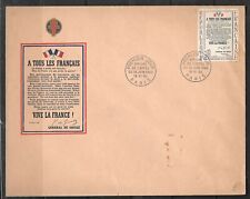 LIBERATION...Premier jour Affiche de l'appel du 18 Juin 1940 sur Gde ENV...Signé