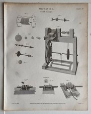 1815 Imprimé Mécanique Peigne Fabrication Couplage Boîte Equipment