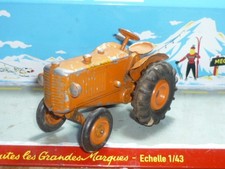 ANCIEN  JOUET FRANCE  CIJ TRACTEUR  AGRICOLE RENAULT 1/35  1959 TOLE DINKY JEP