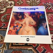 Jean CAMBEROQUE Peintre Par J P ROQUE Catalogue DÉDICACÉ 1987 Bel ÉTAT Épuisé !