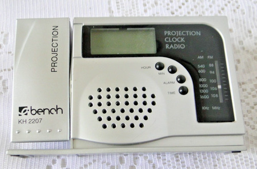 Poste radio réveil projecteur - poste,