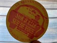 sticker vintage Prévention