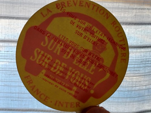 Sticker vintage prévention - vintage,