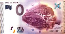 BILLET 0 ZERO EURO  SOUVENIR TOURISTIQUE  CITE DU TRAIN  MULHOUSE 2015