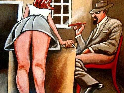 Cigar art print poster smoking - cigar,